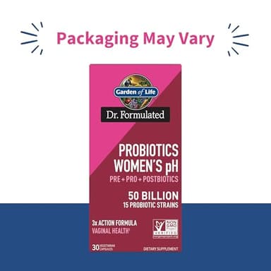 Garden of Life Dr Formulated Once Daily 3-in-1 Complete Prebiotics, Postbiotics & Probiotics for Women, PRE + PRO + POSTBIOTIC Supplement for Women’s Digestive, Immune & Vaginal Health, 30 Day Supply - Image 2