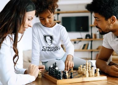 Chess Armory Wooden Chess Set 15 Inch - Classic Handcrafted Game Board for Adults and Kids with Extra Queen Pieces and Storage Box - Ideal for Home and Travel - Non-Magnetic - Image 8