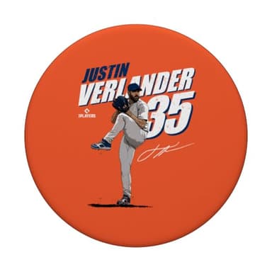 Justin Verlander | Houston Baseball Players | MLBJVR3001 PopSockets Adhesive PopGrip - Image 3