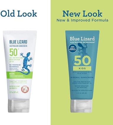 Blue Lizard Kids Mineral SPF 50 Sunscreen Lotion, 100% Mineral, Children’s Sunscreen, Water-Resistant Formula, Paraben-Free, Fragrance-Free, 3 fl oz - Image 5