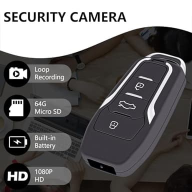 LXKFA 1080P Small Nanny Camera,64GB Security Camera, Motion Detection - Image 2