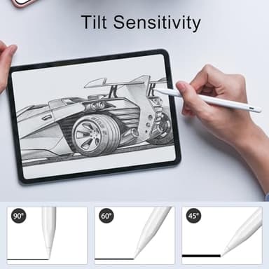 Stylus Pen for iPad Pencil 10th Generation, 3X Fast Charge Apple Pencil with Palm Rejection & Tilt Sensitivity, Compatible for 2018-2025 iPad 6/7/8/9/10/11, Pro 11"/12.9"/M4, Air 3/4/5/M2/M3, Mini 5/6 - Image 6