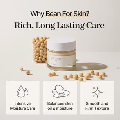 mixsoon Bean Cream - Intensive Moisture Face Cream For Smooth, Nourished Skin, Pore & Sebum Care - Korean Skincare For Glass Skin - Non-stick (1.69 fl.oz / 50ml - Image 4