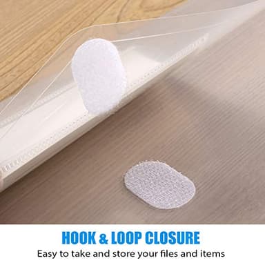 Sooez 10 Pack Plastic Envelopes File Folders, Clear Folder for Document US Letter A4 Size Poly Envelopes with Label Pockets for School Home Work Office Organizer, Clear - Image 4