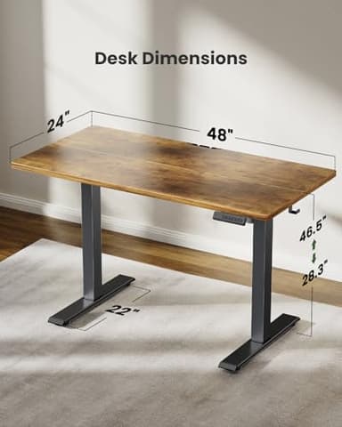 Marsail Standing Office Desk - Image 6