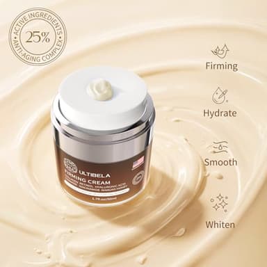 ULTIBELA Tighten and Lift Neck Cream, Deep Hydration Neck Firming Cream with Retinol, Collagen & Honey Anti-Aging & Wrinkle Moisturizer for Face, Neck & Décolleté Women & Men 1.7 Fl Oz - Image 2
