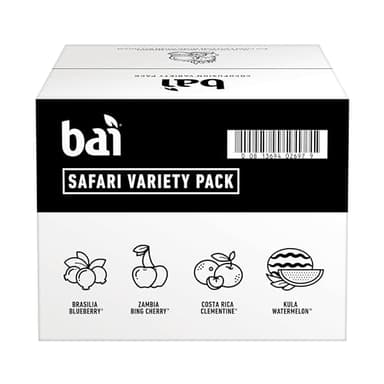 Bai Flavors Variety Pack, Antioxidant Infused Water Beverage, with Vitamin C and No Artificial Sweeteners, 18 fl oz bottles, 12 pack - Image 9