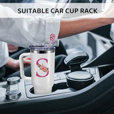AiHeart Personalized Gifts for Women,Birthday Gift for Sister,Wife,Best Friend,Monogrammed Customized Gifts,Travel Tumbler,Iced Coffee Tumbler,for Christmas,Halloween-S - Image 7