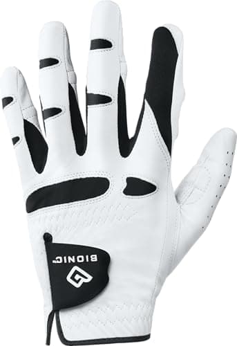 Bionic StableGrip with Natural Fit Golf Glove - White (3X-Large, Left)