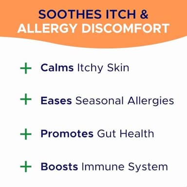 Dog Allergy Relief Chews — Itch Relief Skin & Coat Supplement: No Fillers, Just Flavor - Itchy Skin Relief Treatment w/Omega 3 Fish Oil - Itching & Paw Licking, Dry Skin & Hot Spots -Made in USA-180Ct - Image 5