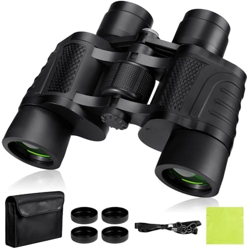 12x25 Binoculars for Adults and Kids High Powered, Foldable Waterproof Compact Binoculars Clear Large View for Bird Watching, Hunting, Hiking, Concert, Cruise Ship, Theaters, Travel