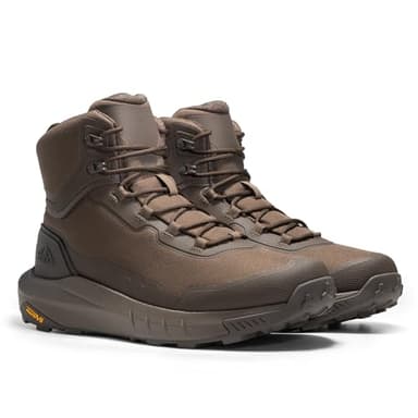 NORTIV 8 Men's Tactical Hiking Boot Lightweight Cushion Sole Boots for Work All Day Side Zipper Motorcycle Combat Military Boot Arch Support 8 Inches Terrascope,Size 10,Dark Brown,NMUMMT2503 - Image 9