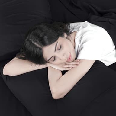 Utopia Bedding Queen Sheet Set – 4 Piece Bed Sheets for Queen Size Bed, Soft and Breathable Microfiber, Includes 1 Fitted Sheet, 1 Flat Sheet and 2 Pillowcases (Black) - Image 6