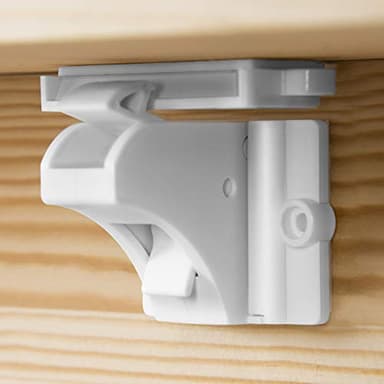 Vmaisi Adhesive Magnetic Cabinet Locks (12 Locks and 2 Keys) - Image 4