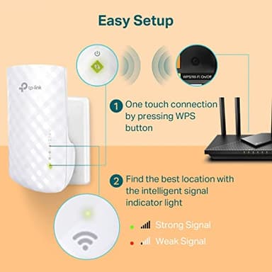 TP-Link WiFi Extender with Ethernet Port, Dual Band 5GHz/2.4GHz, Up to 44% More Bandwidth Than Single Band, Covers Up to 1200 Sq.ft and 30 Devices, Signal Booster Amplifier Supports OneMesh(RE220) - Image 6