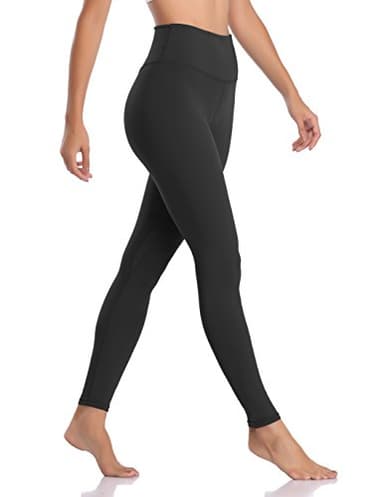 Colorfulkoala Women's Buttery Soft High Waisted Yoga Pants Full-Length Leggings (M, Black) - Image 3