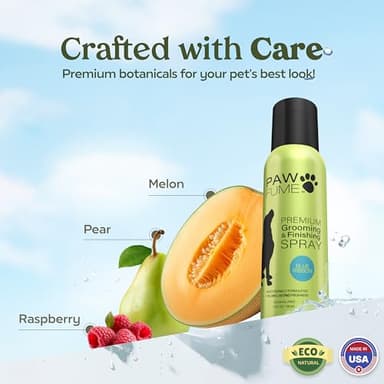 PAWFUME Dog Perfume Spray for Grooming, Blue Ribbon, 1-Pack – Keep Your Pup Fresh All Day – Probiotic, Alcohol-Free, Detangling & Moisturizing – Salon-Quality Dog Spray Deodorizer Perfume - Image 4