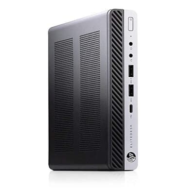 HP EliteDesk 800 G3 Mini Computer Desktop PC, Intel Core i5-7500T, 16GB DDR4 RAM, 512GB SSD, WiFi & Bluetooth, Keyboard & Mouse, Dual Monitor Support Windows 11 Pro (Renewed) - Image 5