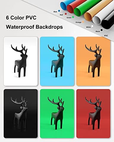 Glendan Portable Photo Studio Light Box,12"x12" Professional Dimmable Shooting Tent Kit with 112 LED Lights & 6 Backdrops for Jewelry and Small Items Product Photography - Image 4