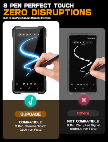 SUPCASE for Samsung Galaxy S25 Ultra Case with Stand (Unicorn Beetle Grip), [S Pen Friendly] [Compatible with MagSafe] [Military-Grade Protection] Magnetic Translucent Back Phone Case, Desert - Image 3