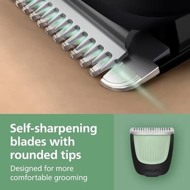 Norelco Philips All-in-One 3000 Series 13 in 1 Trimmer, Beard Styler & Men's Hair Clipper, 9 Length Settings & Self-Sharpening Skin-Friendly Blades, MG3919/50 - Image 5
