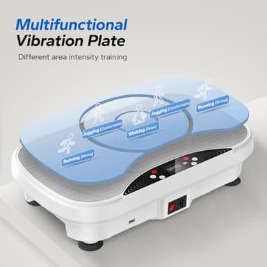 MERACH Vibration Plate Exercise Machine, Vibration Plate with Bluetooth and LED Display, Vibrating Plate Exercise Machine for Women Men, Workout Equipment for Home - Image 5