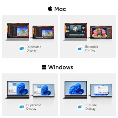 Portable Monitor, 15.6" FHD 1080P Travel Portable Monitor for Laptops, Ultra-Slim External Portable Screen for Laptop with Kickstand, Screen Extender for Laptop PC Mac Phone PS4/5 Xbox Switch - Image 6