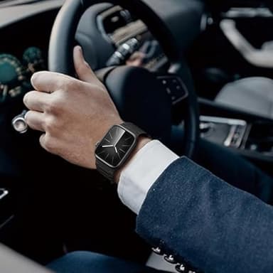 SNBLK Magnetic Watchband Compatible with Apple Watch Bands for Men 44mm 45mm 46mm 49mm 42mm Women, Silicone Sport Strong Magnets Strap for iWatch Series 11 ULTRA 3 ULTRA 2 SE 10 9 8 7 6 5 4 3 1, Black - Image 6