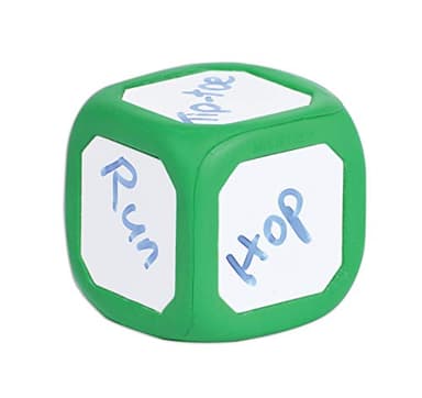 Learning Advantage Write-On Wipe-Off Dice - 2" - Set of 4 - Magnetic Dry Erase Dice - Image 4