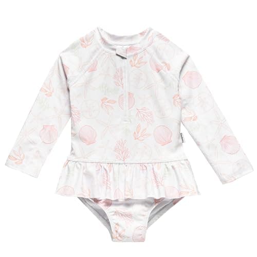 Gerber Toddler Girls' Rashguard, Shells, 5T - Image 1