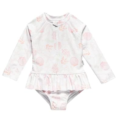 Gerber Toddler Girls' Rashguard, Shells, 5T - Image 1