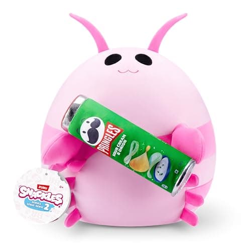 Snackles Series 2 Shrimp & Pringles 14 Inch Plush by ZURU, Ultra Soft Plush, Collectible Plush with Real Licensed Brands, Stuffed Animal, Giftable - Image 1