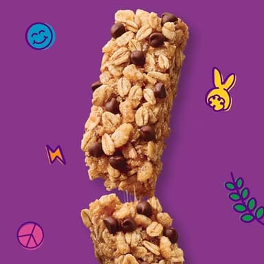 Annie's Organic Chewy Granola Bars, Chocolate Chip, 6 Bars, 5.34 oz (Pack of 12) - Image 3