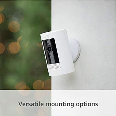 Ring Outdoor Cam (Stick Up Cam) | Weather-Resistant Outdoor Camera, Live View, Color Night Vision, Two-Way Talk, Motion alerts, Works with Alexa | 3-Pack | White - Image 3