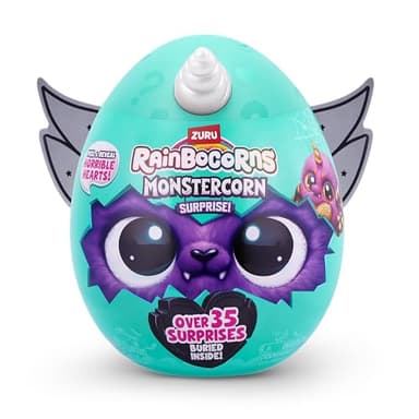 Rainbocorns Monstercorn Surprise Raven - Surprise Unboxing Soft Toy, Fantasy Monster Gifts for Girls, Imaginary Play with Wearable Accessories - Image 2