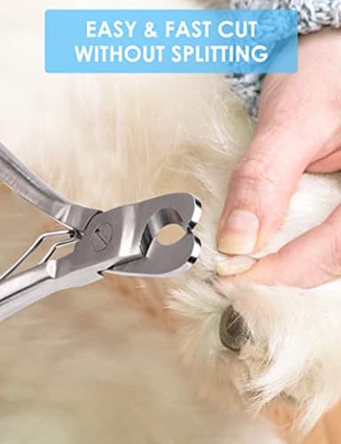 Gobeigo Upgrade Wide Open Dog Nail Clippers for Large Dogs Cut Like Butter, Heavy Duty Dog Nail Trimmer Full Metal Razor Sharp Professional for All Dogs Cats with Thick Toenail - Image 4