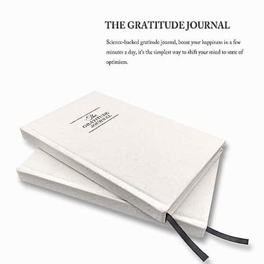 The Gratitude Journal for More Happiness, Optimism, Affirmation & Reflection - An Effective Manifestation Guide Journal, Undated Daily Journals for Women & Men (Beige) - Image 3