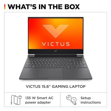 HP Victus 15.6 inch Laptop, FHD 144Hz Display, Intel Core i5-12450H, 8 GB RAM, 512 GB SSD, NVIDIA GeForce RTX 2050 GPU (4 GB Dedicated), Windows 11 Home, 15-fa1029nr (2024) - Image 9