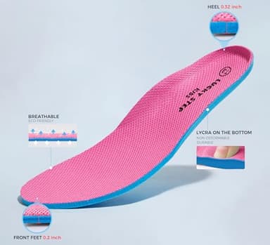 LUCKY STEP Kids Tennis Running Shoes for Children Athletic Sports Gym Lightweight Casual Walking Wide Shoes Toddler School Sneakers(White/Blue,Little Kid 2) - Image 9