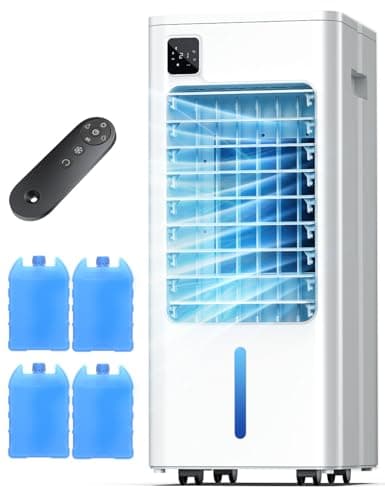 AIRTHRYL Smart Portable Air Conditioners, 3-IN-1 Evaporative Air Cooler, Quiet Operation, 1-12H Timer for Auto Shut-off, 5 Modes & 3 Fan Speeds, Removable Water Tank - Image 1