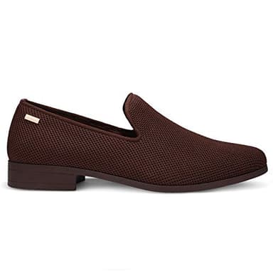 UUBARIS Mens Loafers Dress Shoes Slip On Driving Shoes Wedding Party Shoes Brown Size 7 - Image 2