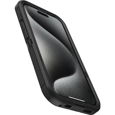 OtterBox iPhone 15 Pro (Only) Defender Series XT Case - Black, screenless, Rugged, Snaps to MagSafe, Lanyard Attachment - Image 3