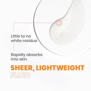 Avène Mineral Sunscreen Multi-Defense Fluid SPF 50+, Clean Formula Sunscreen for Sensitive Skin, Sheer, Water Resistant, Non-Whitening, Antioxidant Protection, 1.3 Fl Oz - Image 3