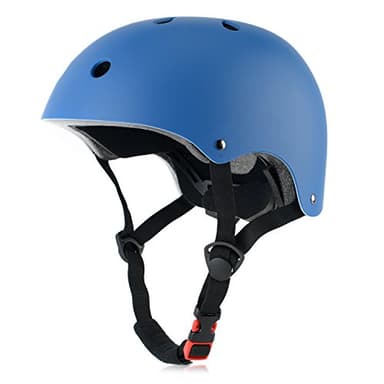 Kids Bike Helmet, Adjustable and Multi-Sport, from Toddler to Youth, 3 Sizes (Blue) - Image 1