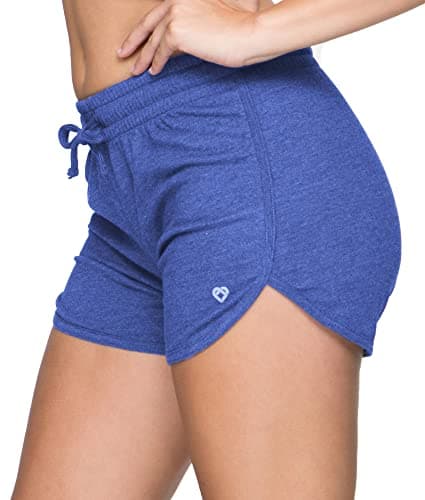 COLOSSEUM Active Women's Simone Cotton Blend Yoga and Running Short (Royal, Small) - Image 1