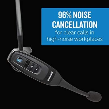 BlueParrott C400-XT Mono Bluetooth Wireless Headphones 96% Noise Canceling Trucker Headset with Mic, Convertible Over Head to Behind Neck Style with 300 ft. Wireless Range, 24 hrs. Talk Time, Black - Image 5