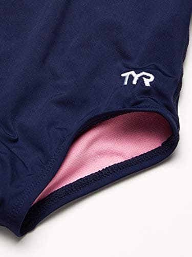 TYR Girls Durafast Lite Ella Maxfit Swimsuit, Navy, Large US - Image 3
