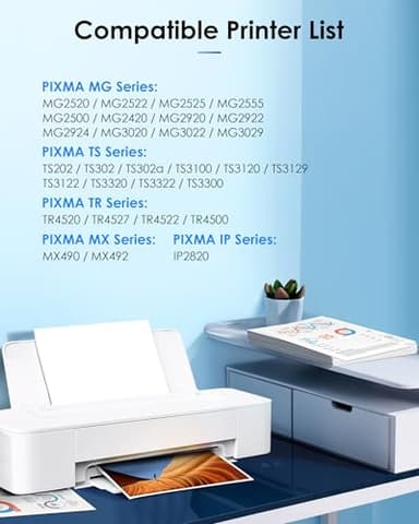 PG-243XL / CL-244XL Ink Value Pack Replacement for Canon 243 and 244 Ink Cartridges Compatible to Canon Pixma TR4520 TR4522 MG2522 MG2520 MX490 MX492 TS3322 TS202 TS302 Printer (1 Black, 1 Tri-Color) - Image 2