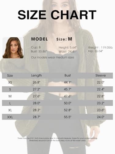 EXLURA Womens 2025 Oversized Cardigan Sweaters Fall Winter Lightweight Soft Knit Cardigan Open Front Button Outwear Coats Army Green - Image 6