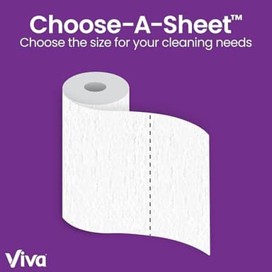 Viva Signature Cloth Paper Towels, 12 Triple Rolls, 129 Sheets per Roll - Image 11